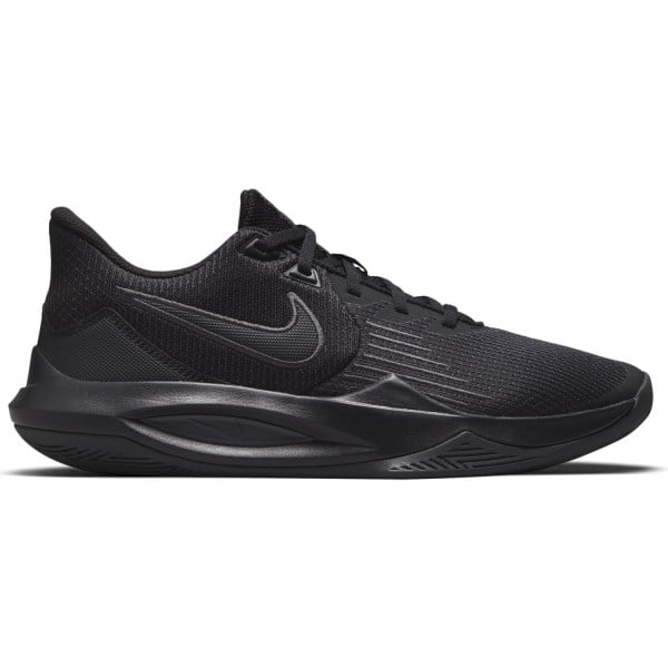 Nike Precision V - Mens Basketball Shoes - Triple Black/Anthracite