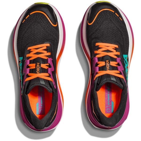Hoka Skyward X - Mens Running Shoes - Black/Electric Aqua