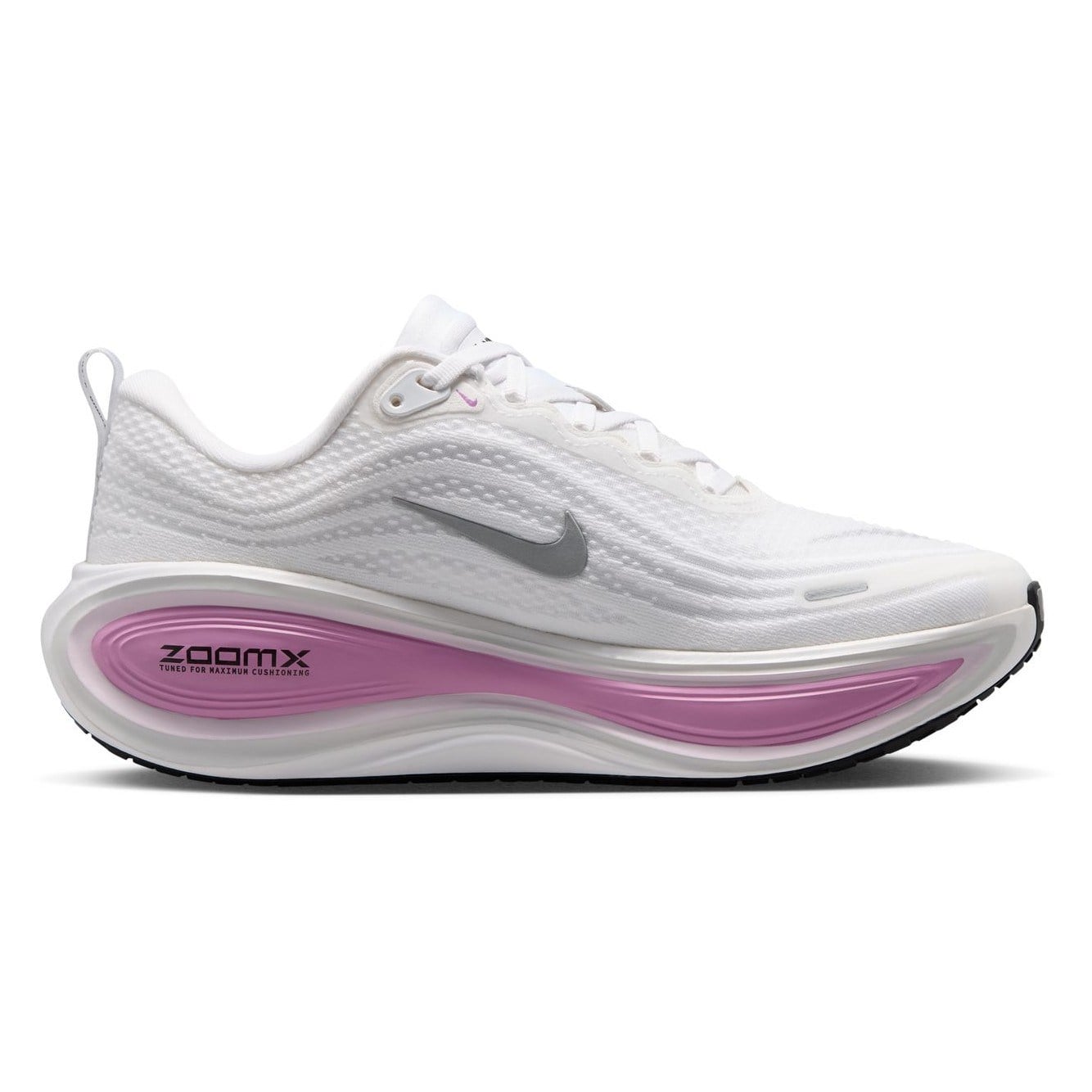 Nike Vomero Plus - Womens Running Shoes - White/Metallic Silver Bleached/Lilac