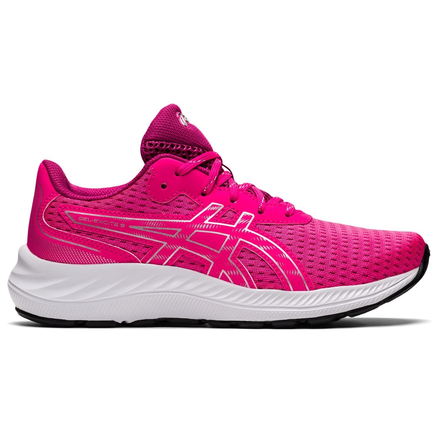 Asics Gel Excite GS Kids Running Shoes Pink Glo/Pure Silver