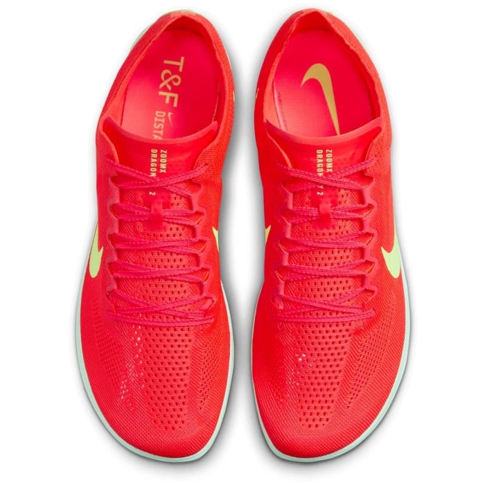 Nike ZoomX Dragonfly 2 - Unisex Long Distance Track Spikes - Bright Crimson/Cave Purple/Hyper