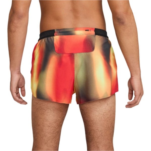 Nike Aeroswift Elite Entry Running Shorts - Mens - Light Lemon Twist/Light Crimson/Black/Black