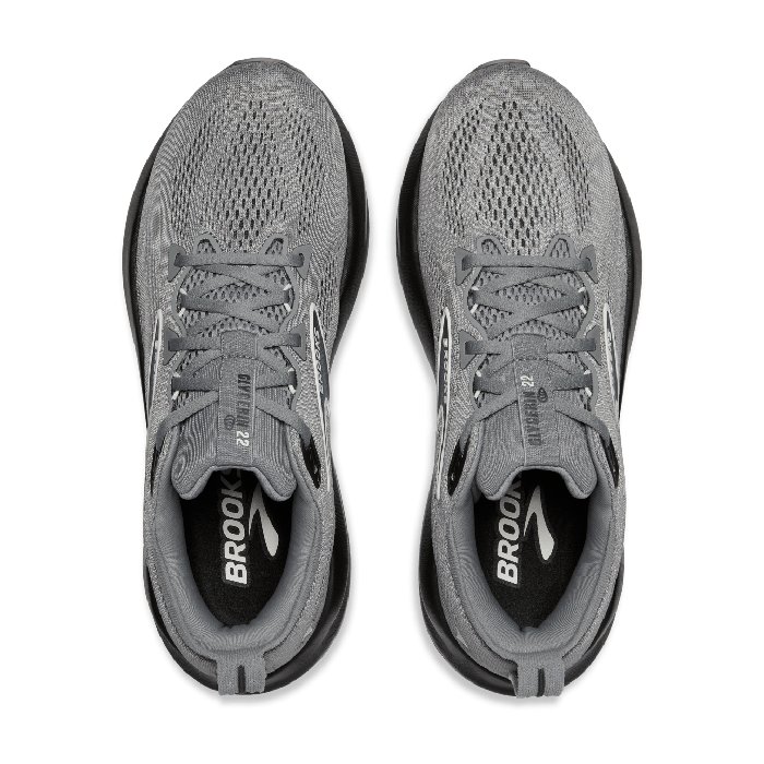 Brooks Glycerin 22 - Mens Running Shoes - Primer Gray/Ebony/Blue