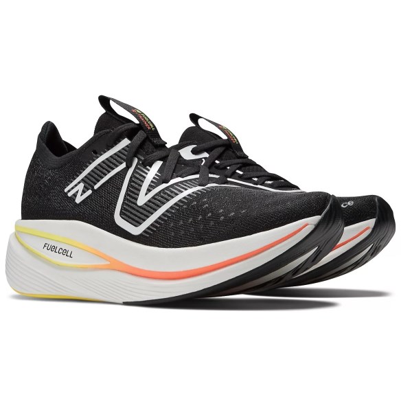New Balance FuelCell Supercomp Trainer - Womens Running Shoes - Black/Neon Dragonfly