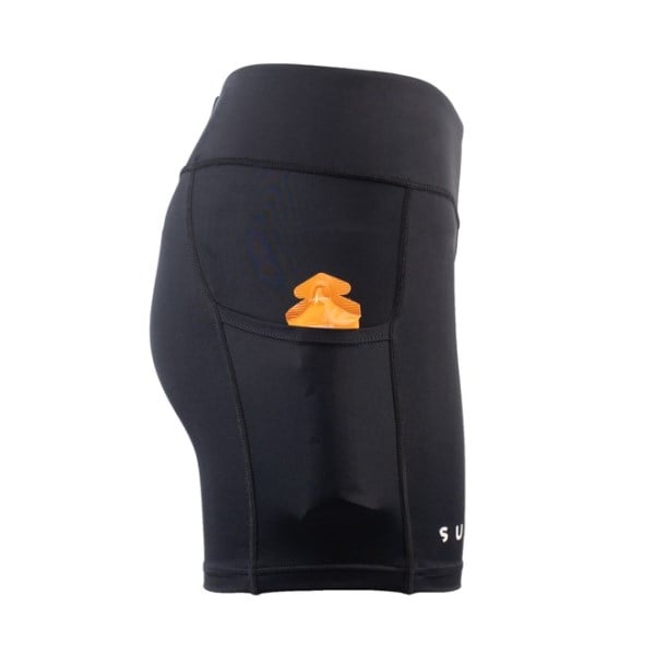 Sub4 Half Run Brief Womens Running Shorts - Black