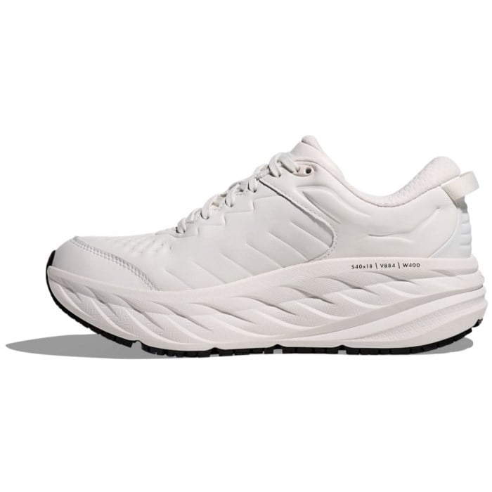 Hoka Bondi SR - Mens Walking Shoes - Frost White
