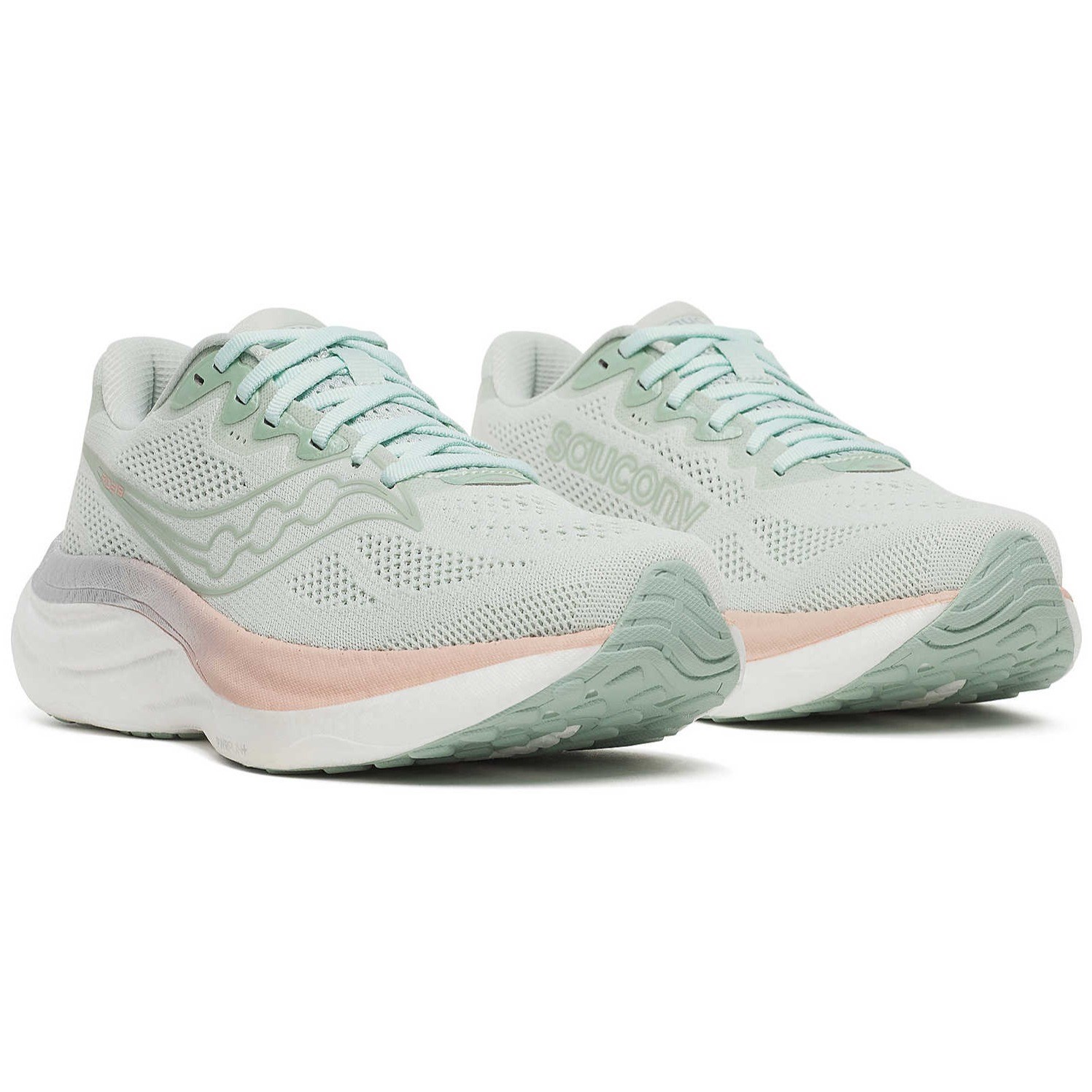 Saucony Ride 19 - Womens Running Shoes - Mist/Cameo