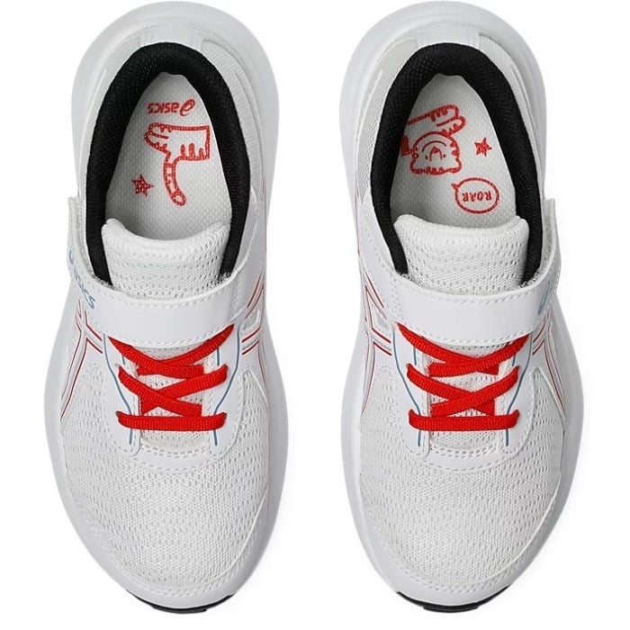 Asics Contend 9 PS - Kids Running Shoes - White/Saba Blue