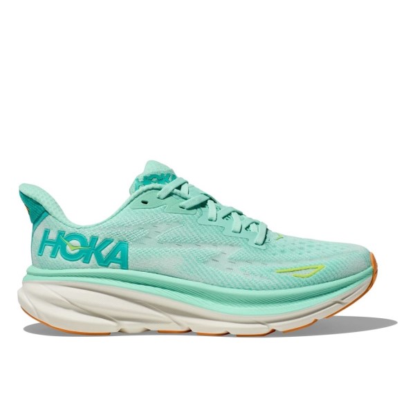 Hoka Clifton 9 - Womens Running Shoes - Seafoam/Aqua Breeze
