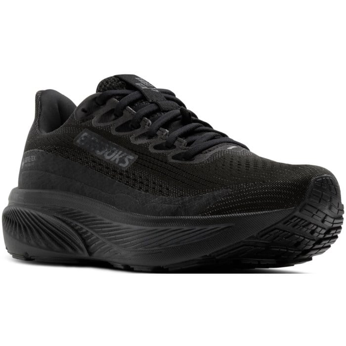 Brooks Ghost 17 GTX - Womens Waterproof Running Shoes - Black/Black/Black