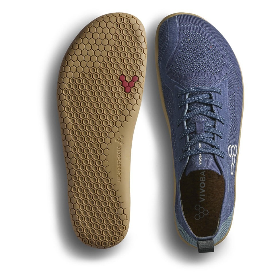 Vivobarefoot Primus Lite Knit Natural - Mens Running Shoes - Deep Ocean - image 5