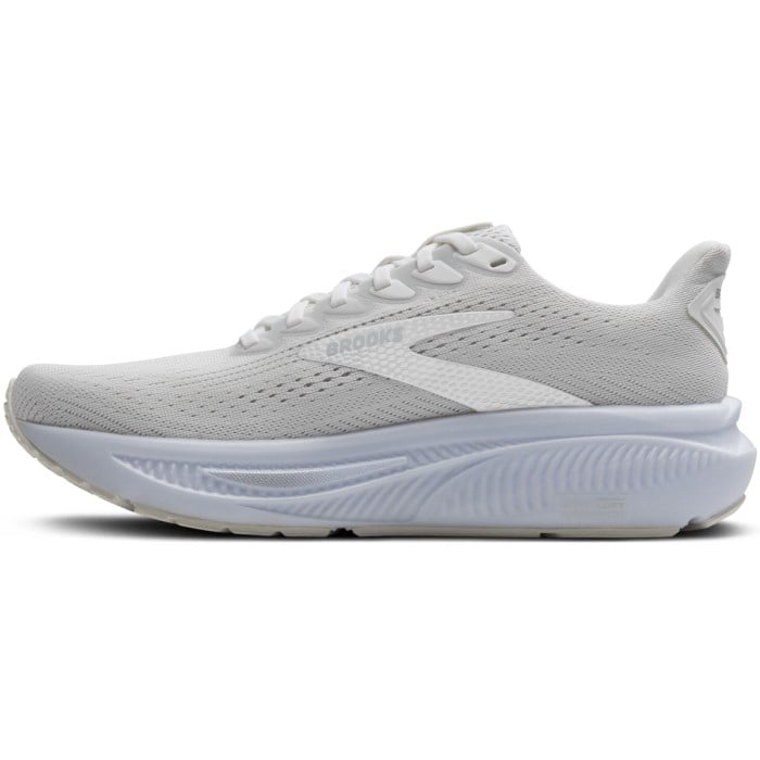Brooks Ghost 17 - Womens Running Shoes - White/White/Grey