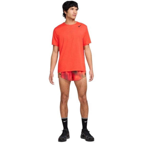 Nike Aeroswift Elite Entry Running Shorts - Mens - Light Lemon Twist/Light Crimson/Black/Black