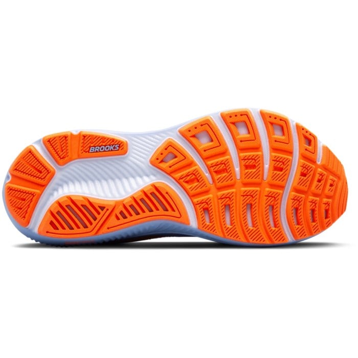 Brooks Ghost 17 - Womens Running Shoes - Blue Heron/White/Orange