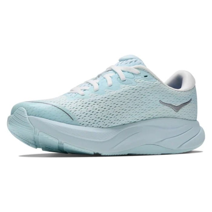 Hoka Rincon 4 Lace - Kids Running Shoes - Glimmering Blue/Silver - image 4