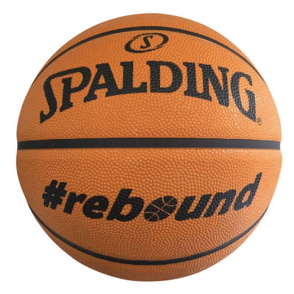 Spalding Rebound Outdoor Basketball - Size 3 - Brown/Black