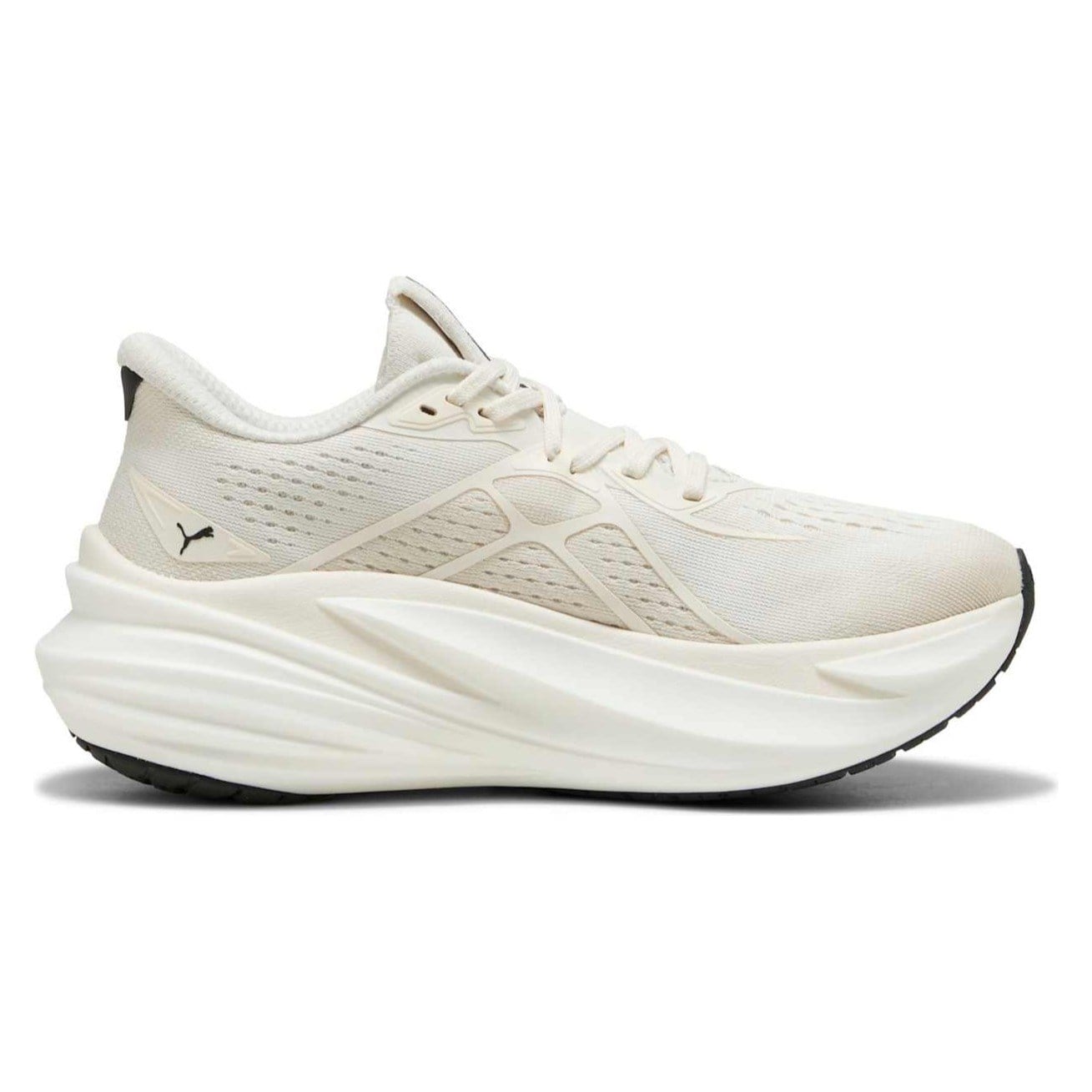 Puma MagMax Nitro 2 - Womens Running Shoes - Warm White/Puma Black