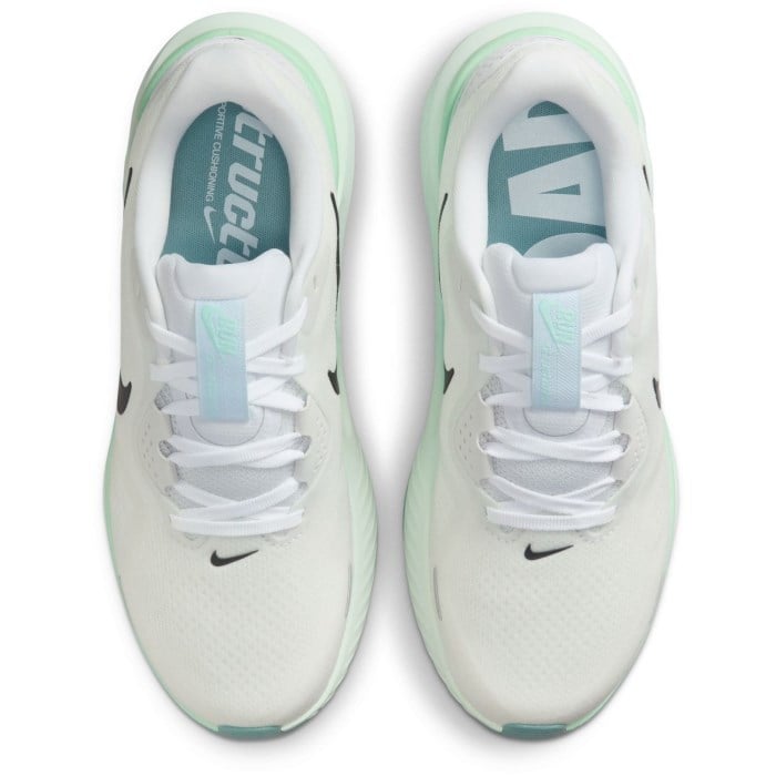 Nike Air Zoom Structure 26 - Womens Running Shoes - White/Black/Barely Green/Mint Foam