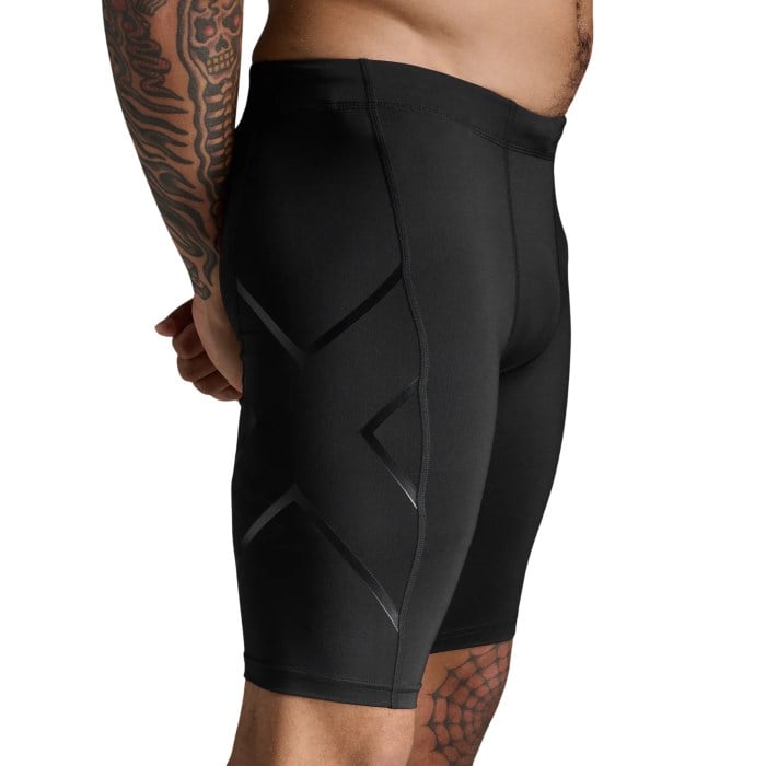 2XU Mens Core Compression Shorts - Black/Black