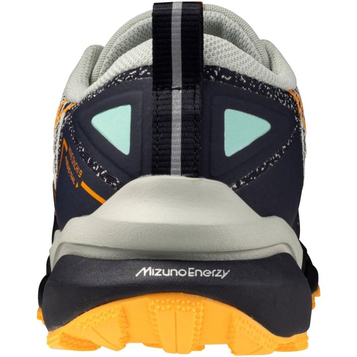 Mizuno Wave Daichi 9 - Mens Trail Running Shoes - Mercury/Tangelo/Tang Orange