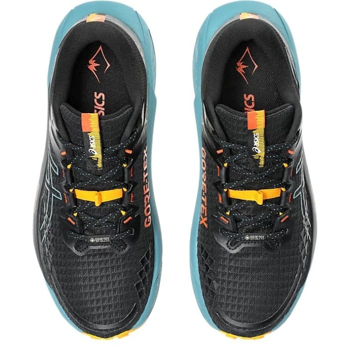 Asics Trabuco 13 GTX - Mens Trail Running Shoes - Black/Atlantis Blue