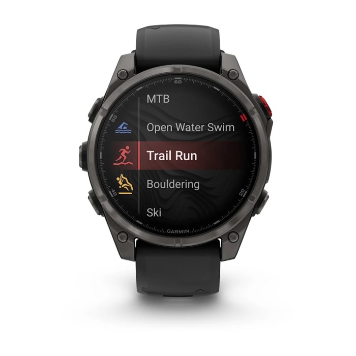 Garmin Fenix 8 Pro 47mm Premium Multisport Smartwatch - Sapphire/Carbon Grey DLC Titanium with