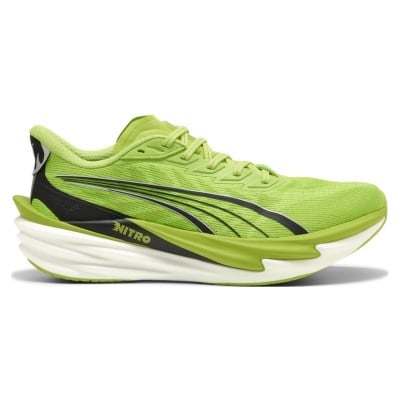 Puma Deviate Nitro 4 - Mens Running Shoes - Sunny Lime/Puma Black