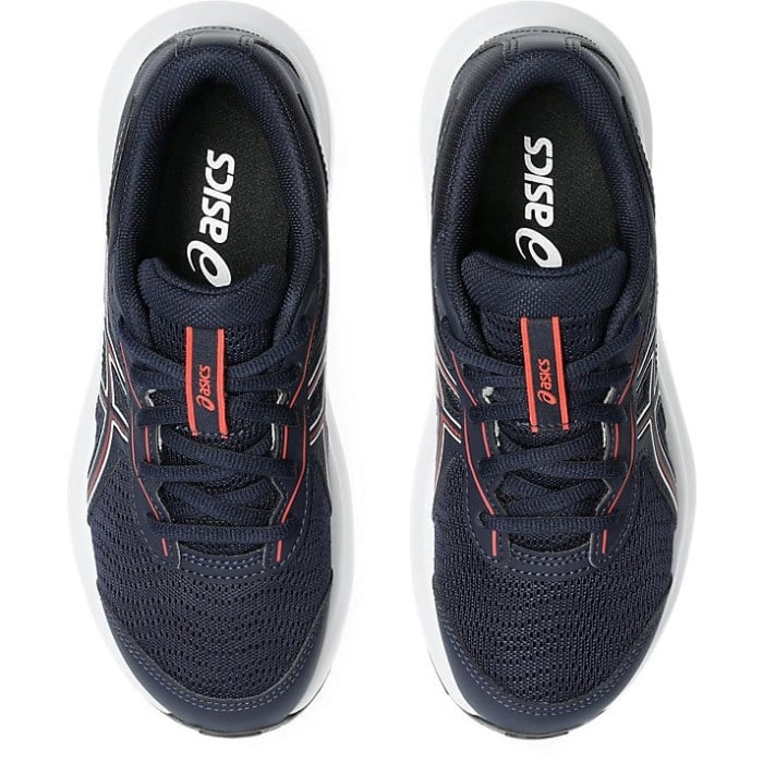 Asics Contend 9 GS - Kids Running Shoes - Midnight/Flash Red