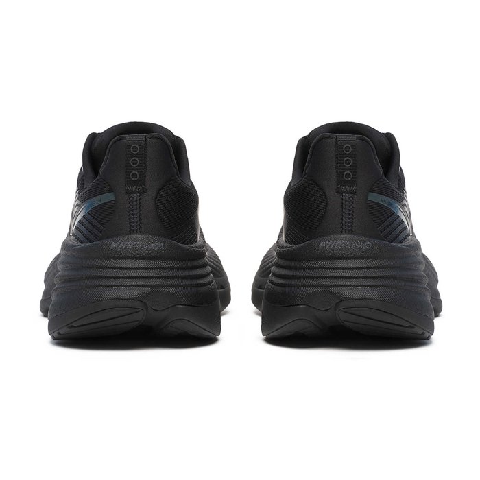 Saucony Hurricane 24 - Mens Running Shoes - Triple Black