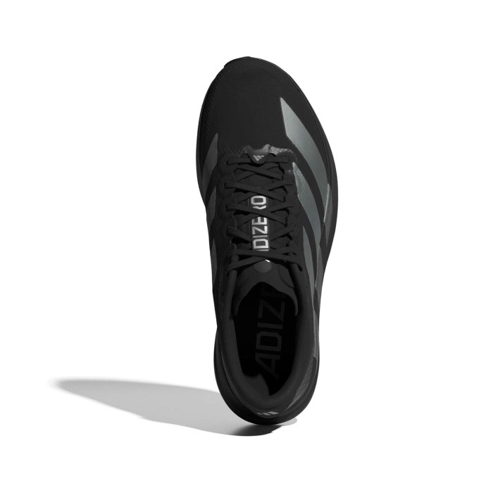 adidas Adizero Evo SL Woven - Mens Running Shoes - Core Black/Iron Metallic/Carbon