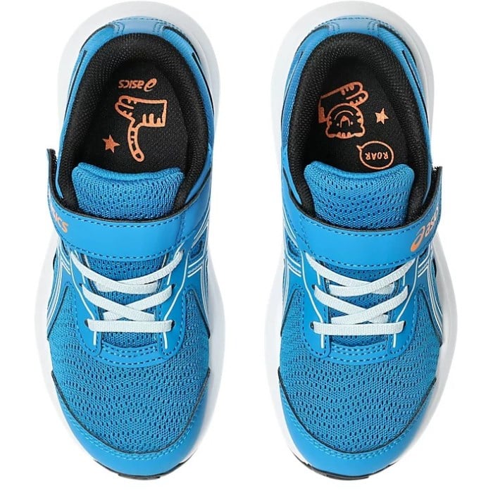 Asics Contend 9 PS - Kids Running Shoes - Aegean Blue/Cool Grey