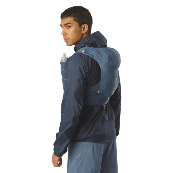 Salomon Advance Skin 5 Set Running Vest With Flasks - Bering Sea/Flint Stone