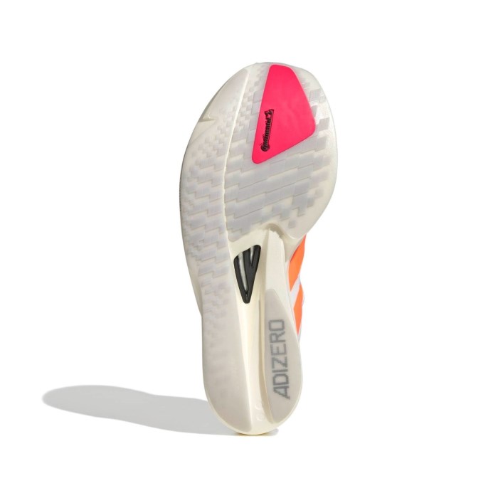 adidas Takumi Sen 11 - Mens Running Shoes - Cloud White/Lucid Orange/Lucid Red