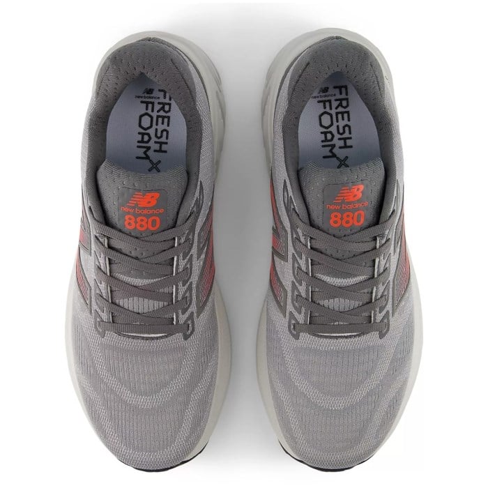 New Balance Fresh Foam X 880v15 - Mens Running Shoes - Slate Grey/Reflection/Urgent Red