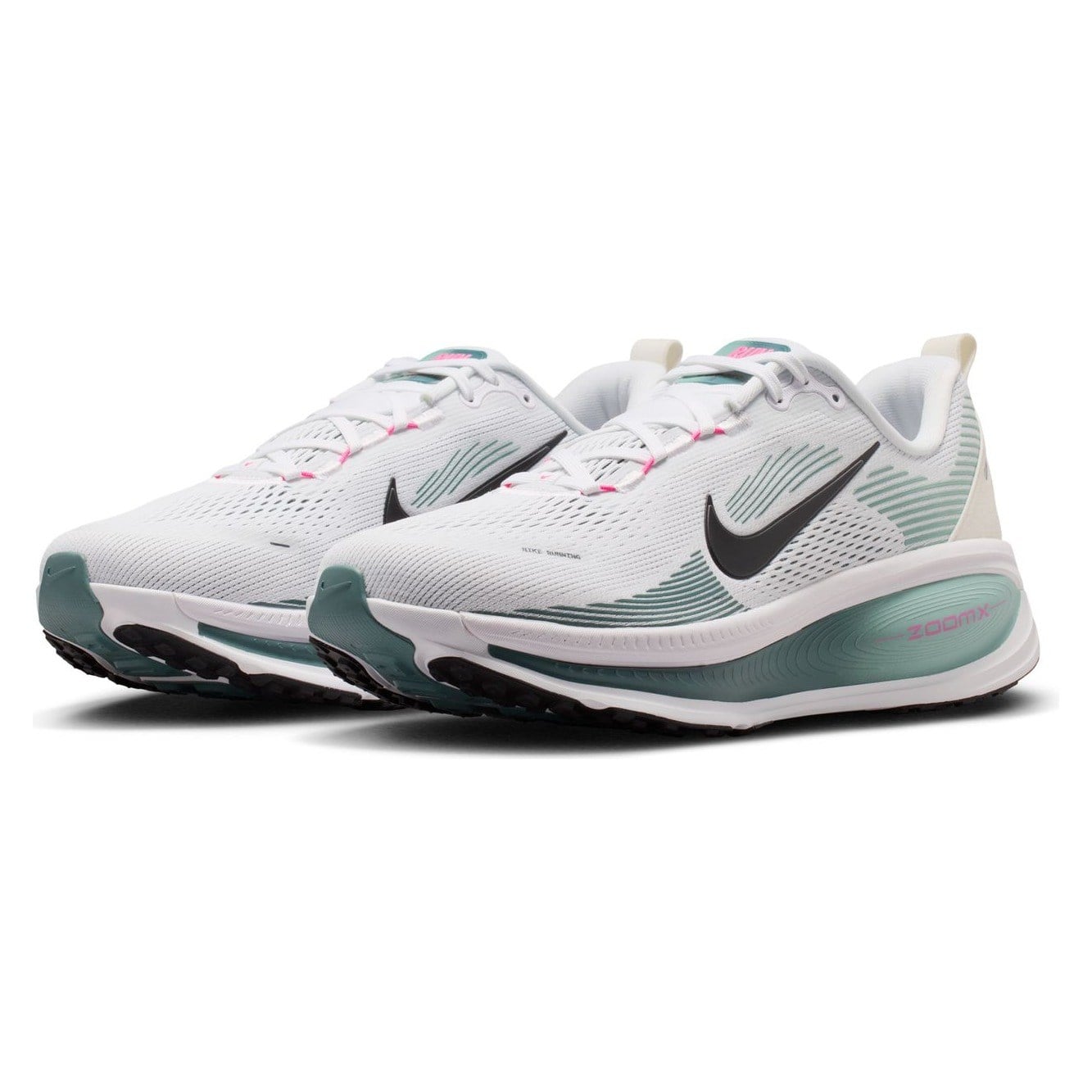 Nike Vomero 18 - Mens Running Shoes - White/Black/Mineral Slate/Mineral