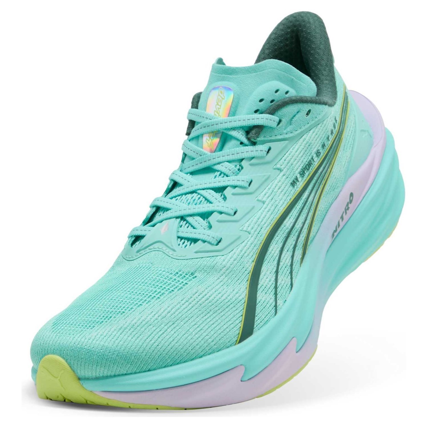 Puma Deviate Nitro 4 Hyrox - Mens Running Shoes - Intense Mint/Light Lavender - image 5