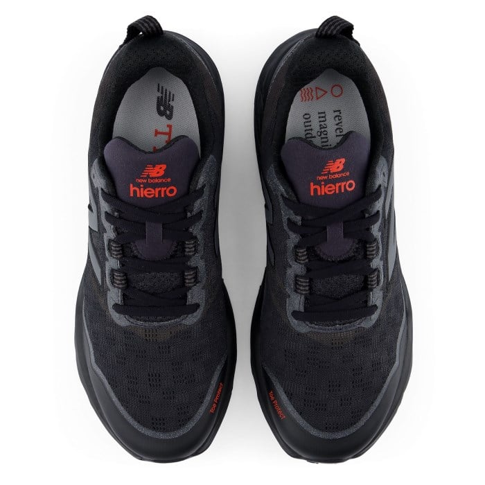 New Balance Fresh Foam Hierro v9 - Mens Trail Running Shoes - Dark Night/Neo Flame/Black - image 4
