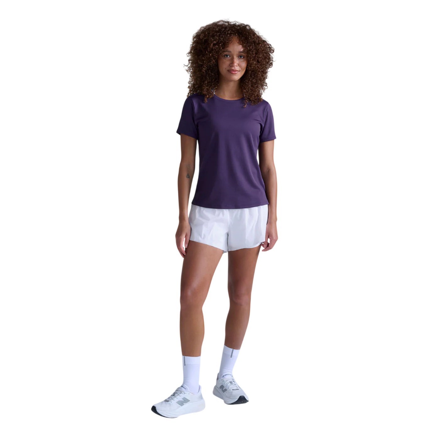 2XU Aero Mesh Womens T-Shirt - Velvet Purple/Velvet Purple