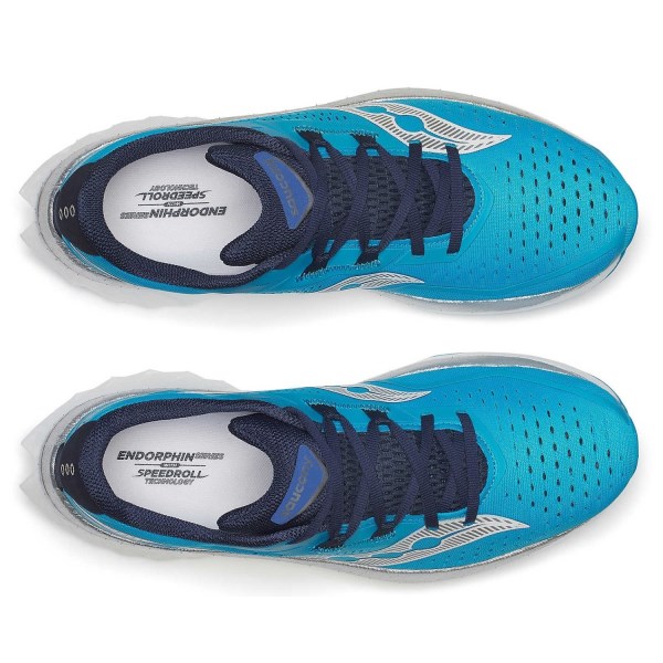 Saucony Endorphin Speed 4 - Mens Running Shoes - ViziBlue/Navy
