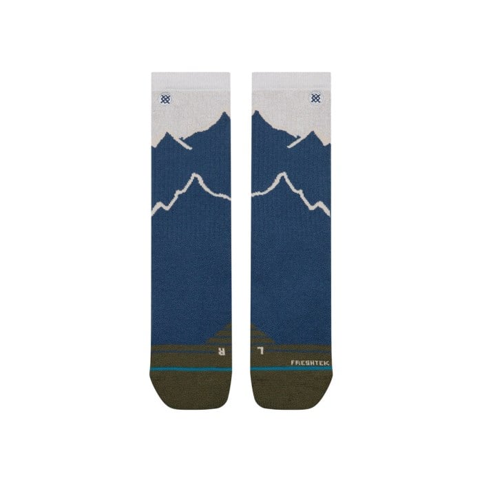 Stance Run Light Unisex Crew Socks - Peaking Hike Navy