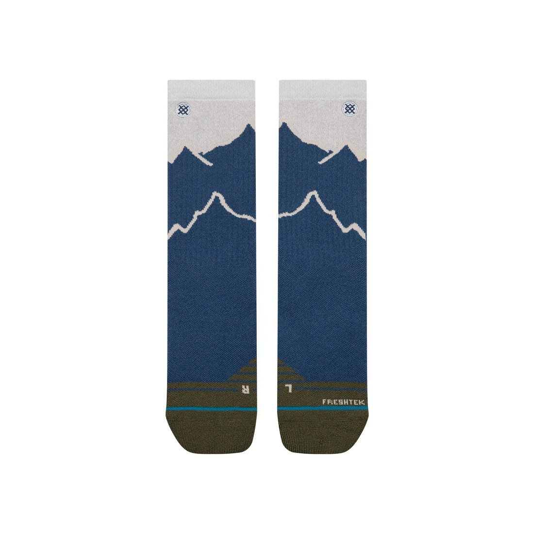 Stance Run Light Unisex Crew Socks - Peaking Hike Navy