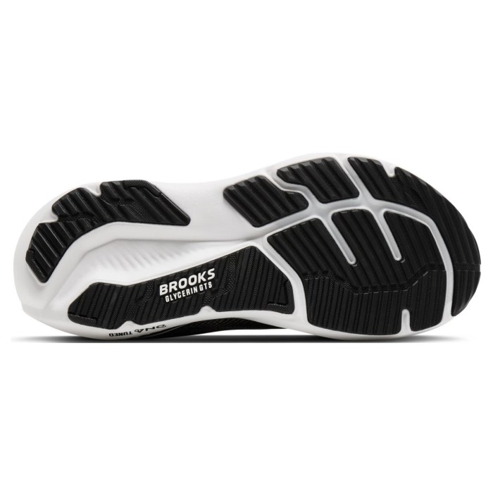 Brooks Glycerin GTS 23 - Mens Running Shoes - Black/Grey/White