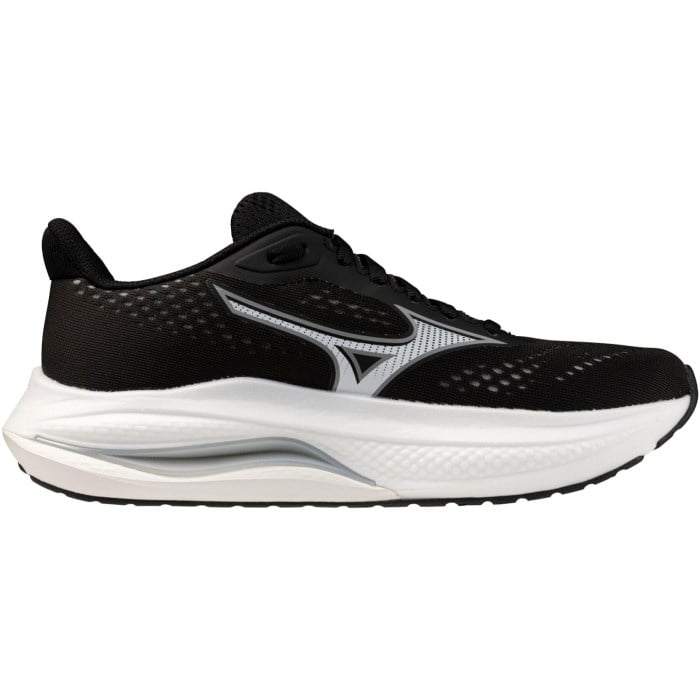 Mizuno Wave Inspire 22 - Womens Running Shoes - Black/White/Papaya