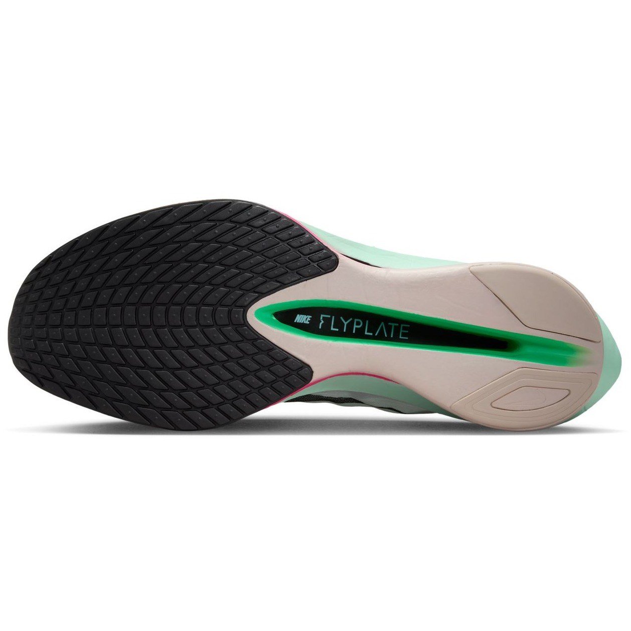 Nike ZoomX Vaporfly 4 - Mens Racing Shoes - White/Black/Hyper Pink/Mint Foam