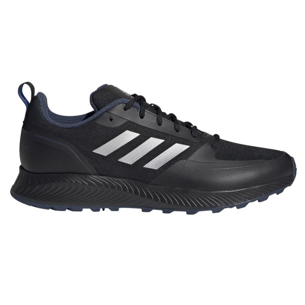 adidas Runfalcon 2.0 TR - Mens Trail Running Shoes - Core Black/Silver Metallic/Crew Navy