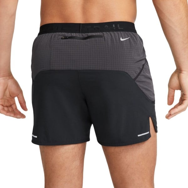 Nike Core Second Sunrise 5 Inch Mens Trail Running Shorts - Black/Dark Smoke Grey/White