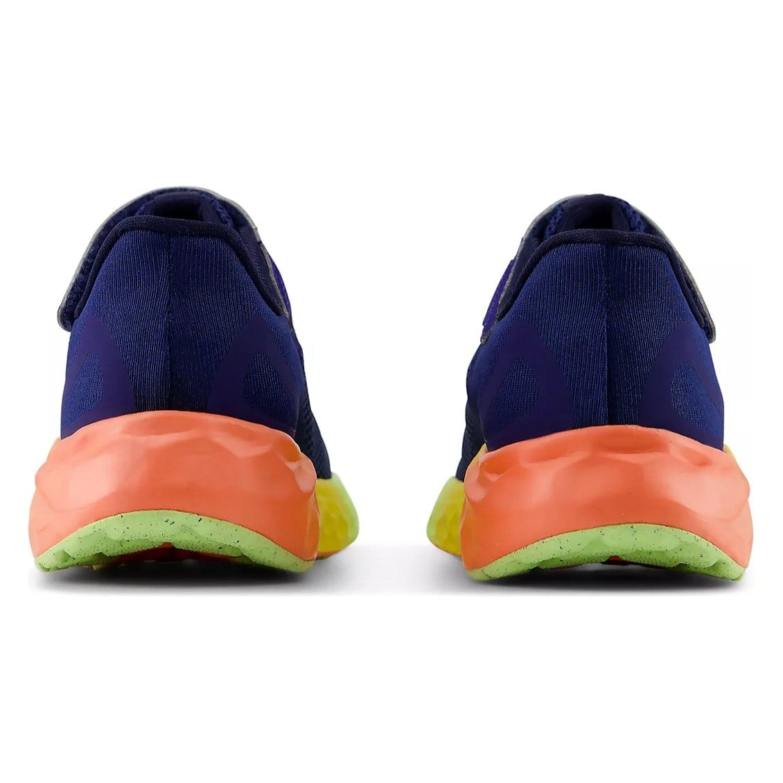 New Balance Fresh Foam Arishi v4 Velcro- Kids Running Shoes - Blue Oyster/Afterglow/Tangerine Heat