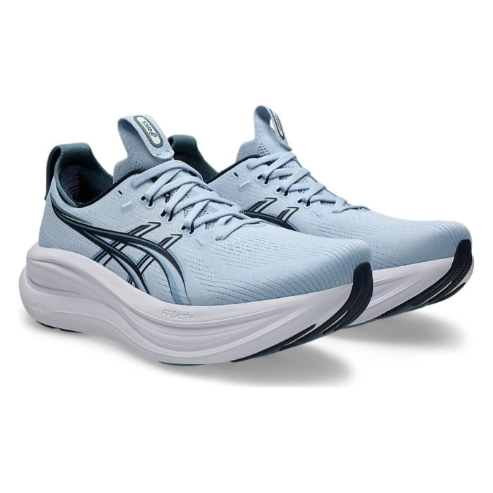 Asics Gel Nimbus 28 - Mens Running Shoes - Solid Air/Midnight - image 6