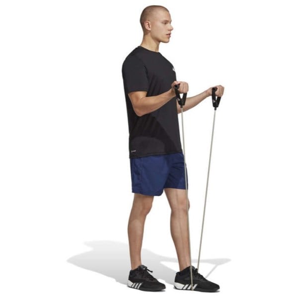 Adidas Train Essentials Mens Stretch Training T-Shirt - Black/White