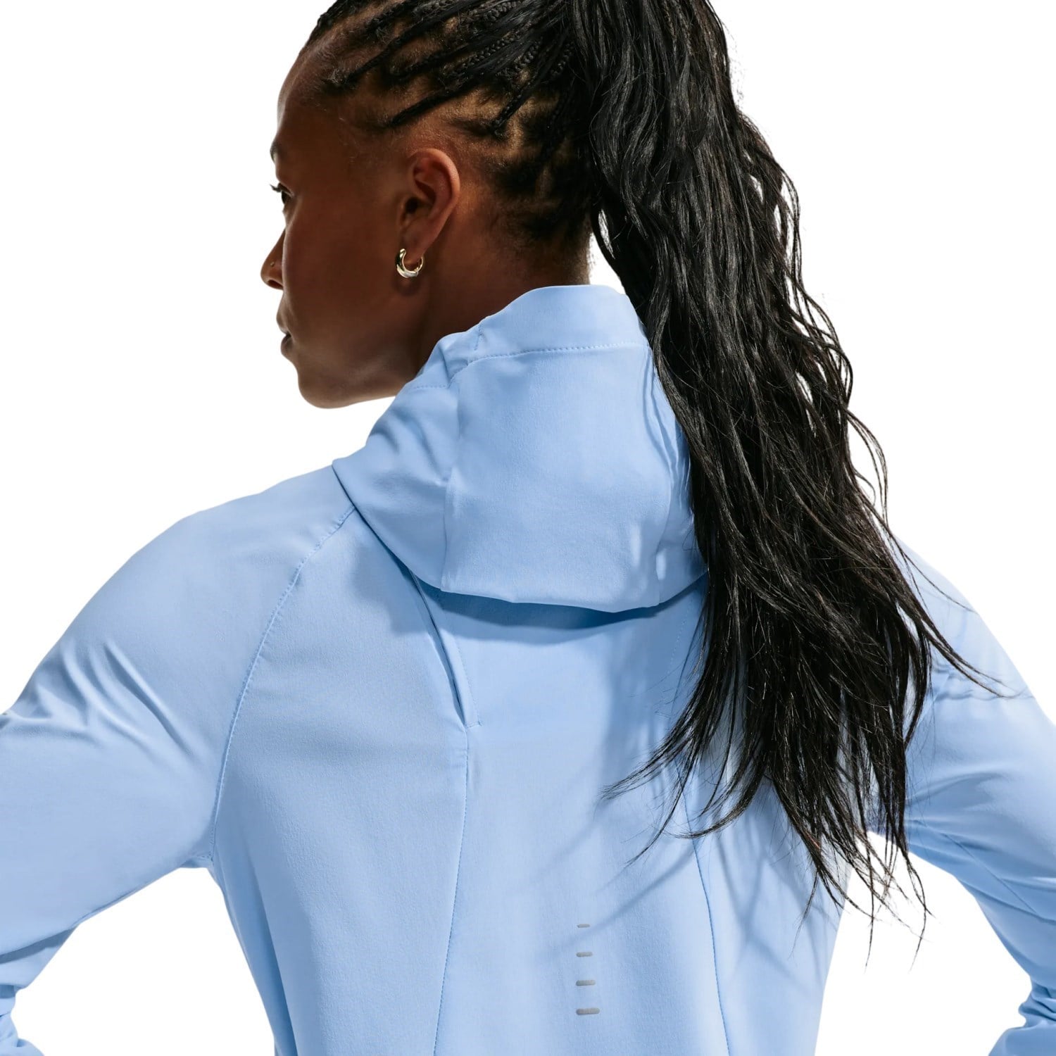 Nike Swift Womens Repel Packable Running Jacket - Aluminum - image 2